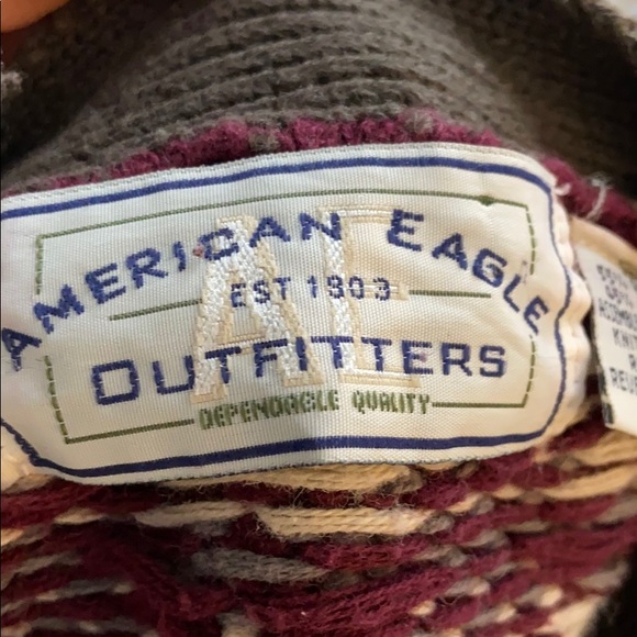 American Eagle Button Knit Large Sweater Vest - Picture 8 of 10